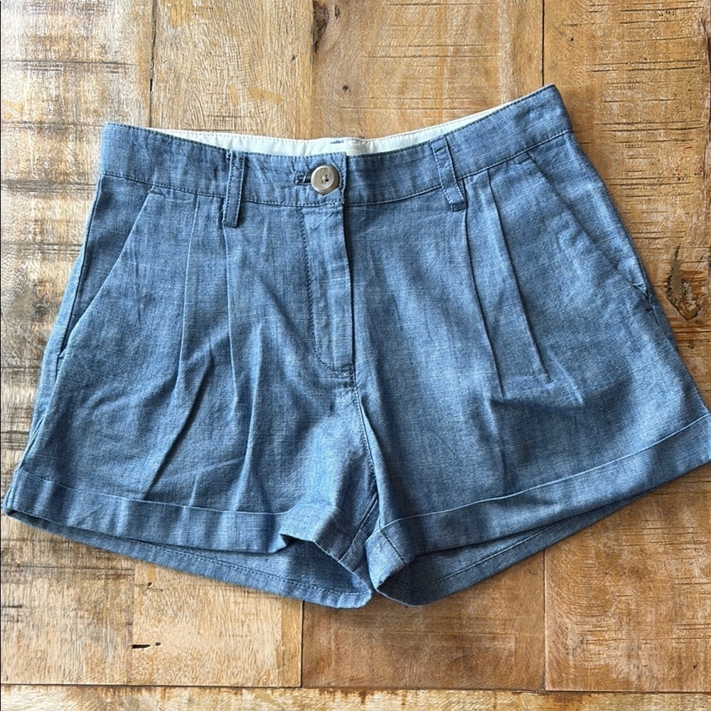 NWT Crewcuts Girls Chambray Shorts size 8